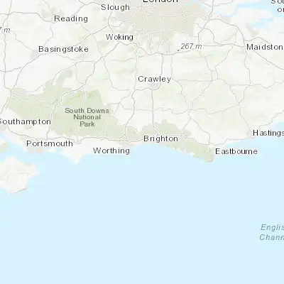Map showing location of Shoreham-by-Sea (50.834130, -0.274310)