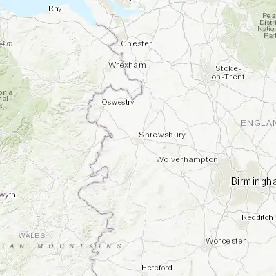 Map showing location of Shrewsbury (52.710090, -2.752080)