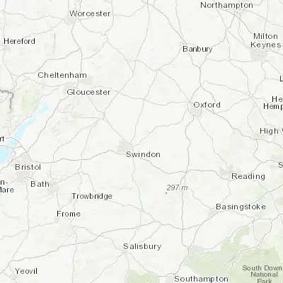 Map showing location of Shrivenham (51.598530, -1.654610)