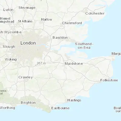 Map showing location of Snodland (51.329710, 0.443050)