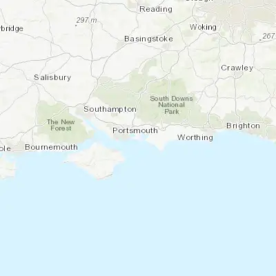 Map showing location of South Hayling (50.787730, -0.976970)