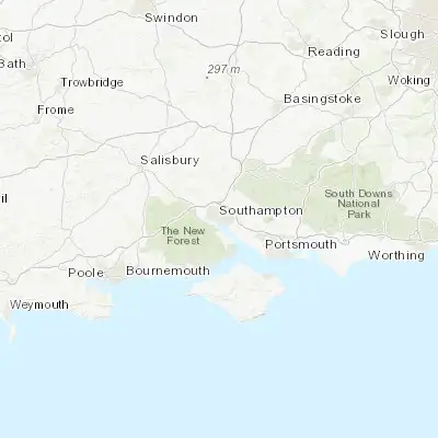 Map showing location of Southampton (50.903950, -1.404280)