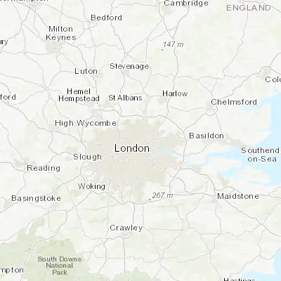Map showing location of Stamford Hill (51.568720, -0.073340)