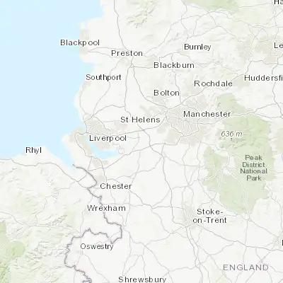 Map showing location of Stockton Heath (53.370840, -2.574060)