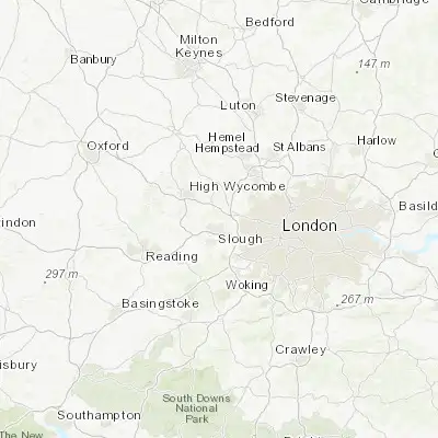 Map showing location of Stoke Poges (51.544410, -0.588800)