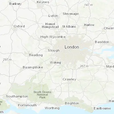 Map showing location of Sunbury-on-Thames (51.404240, -0.418170)