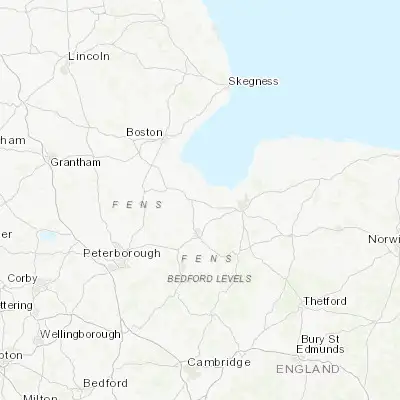 Map showing location of Sutton Bridge (52.769950, 0.185500)