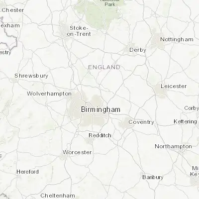 Map showing location of Sutton Coldfield (52.566670, -1.816670)