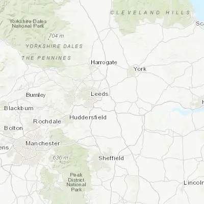 Map showing location of Swillington (53.768460, -1.417500)