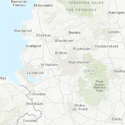 Map showing location of Swinton (53.500000, -2.350000)