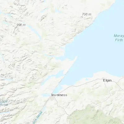 Map showing location of Tain (57.812040, -4.055180)