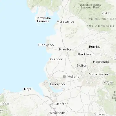 Map showing location of Tarleton (53.680050, -2.829680)