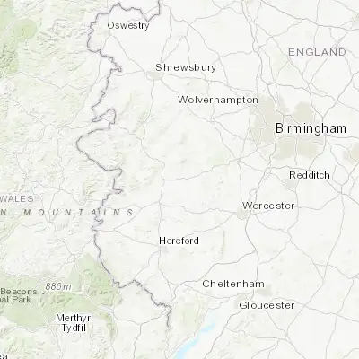 Map showing location of Tenbury Wells (52.310770, -2.596210)