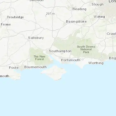 Map showing location of Titchfield (50.851150, -1.237160)