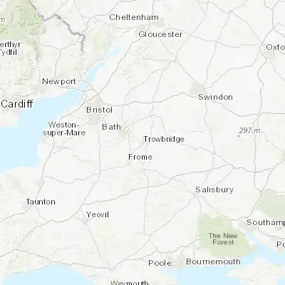 Map showing location of Trowbridge (51.318890, -2.208610)