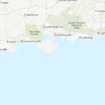 Map showing location of Ventnor (50.594490, -1.206720)