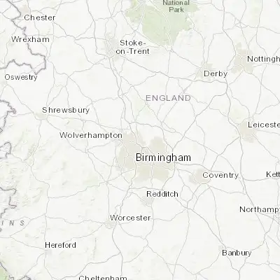 Map showing location of Walsall (52.585280, -1.983960)