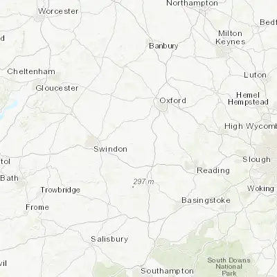 Map showing location of Wantage (51.588460, -1.425650)