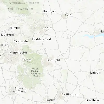 Map showing location of Wath upon Dearne (53.502910, -1.345800)