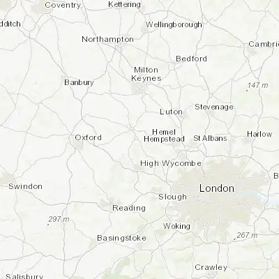 Map showing location of Wendover (51.761940, -0.739860)