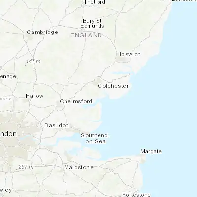 Map showing location of West Mersea (51.777980, 0.918730)