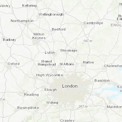 Map showing location of Wheathampstead (51.811480, -0.293710)