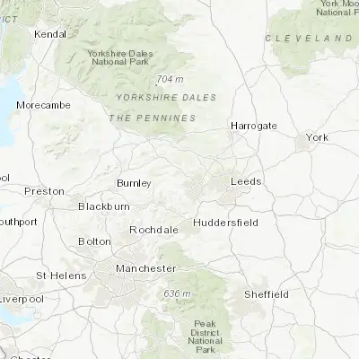 Map showing location of Wilsden (53.820840, -1.859590)