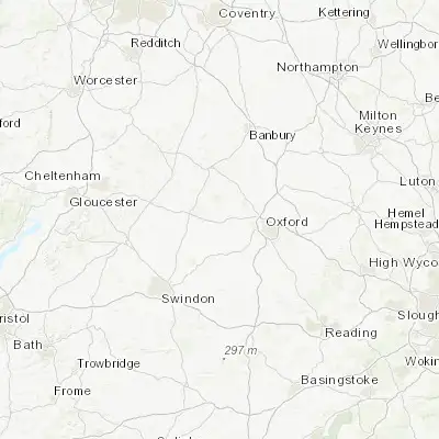 Map showing location of Witney (51.783600, -1.485400)