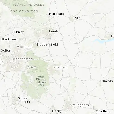 Map showing location of Wombwell (53.521890, -1.396980)