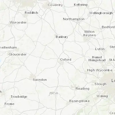 Map showing location of Yarnton (51.804480, -1.311490)