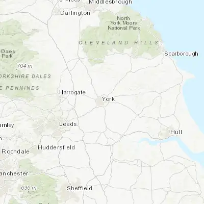 Map showing location of York (53.957630, -1.082710)