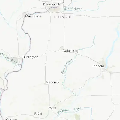 Map showing location of Abingdon (40.804480, -90.401800)