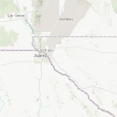 Map showing location of Agua Dulce (31.655110, -106.138870)