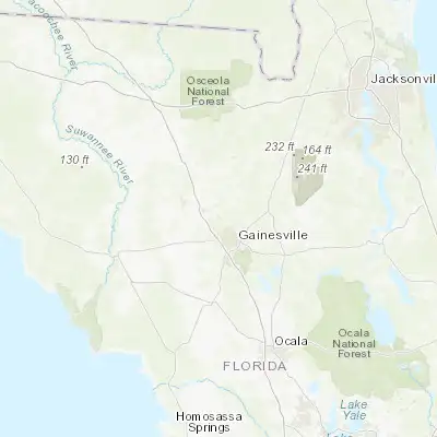 Map showing location of Alachua (29.751630, -82.424830)