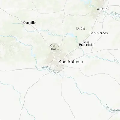Map showing location of Alamo Heights (29.484950, -98.465850)