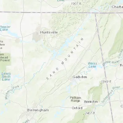Map showing location of Albertville (34.267830, -86.208780)