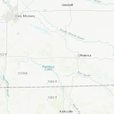 Map showing location of Albia (41.026670, -92.805750)