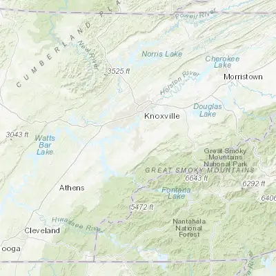 Map showing location of Alcoa (35.789530, -83.973790)