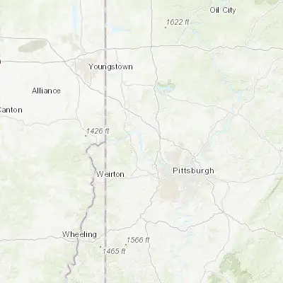 Map showing location of Aliquippa (40.636730, -80.240060)
