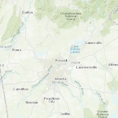 Map showing location of Alpharetta (34.075380, -84.294090)
