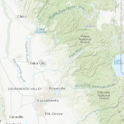 Map showing location of Alta Sierra (39.141560, -121.053840)