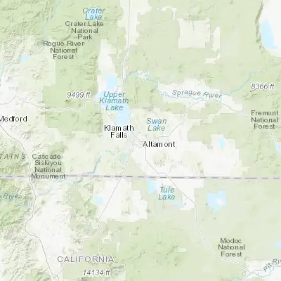 Map showing location of Altamont (42.206810, -121.737220)