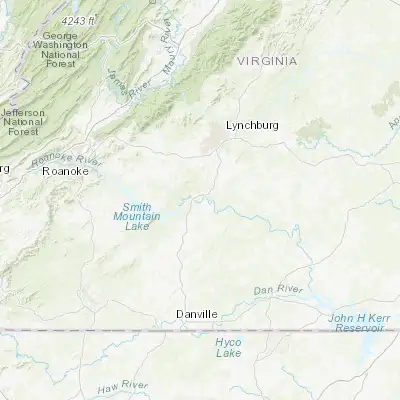 Map showing location of Altavista (37.111810, -79.285580)