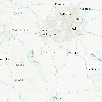 Map showing location of Alvarado (32.406530, -97.211680)