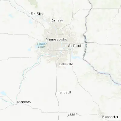 Map showing location of Apple Valley (44.731910, -93.217720)