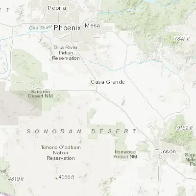Map showing location of Arizona City (32.755890, -111.670960)