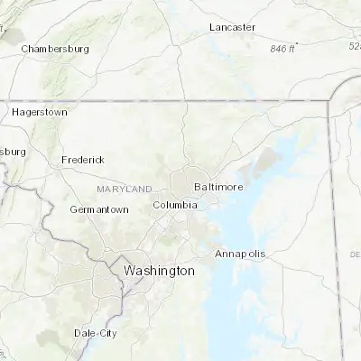 Map showing location of Arlington (39.348570, -76.683240)