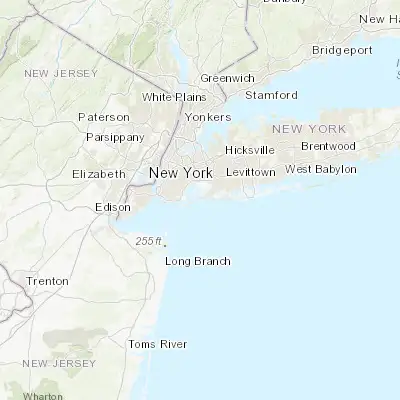 Map showing location of Arverne (40.591220, -73.795970)