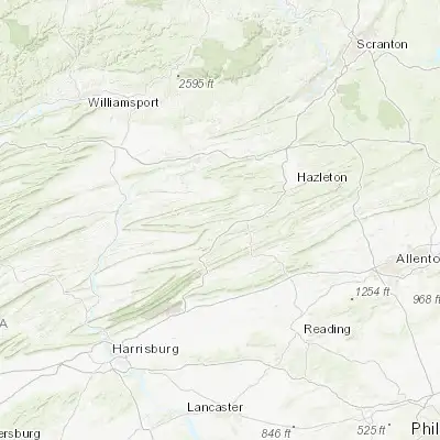 Map showing location of Ashland (40.781750, -76.345780)