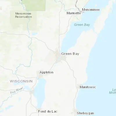 Map showing location of Ashwaubenon (44.482210, -88.070100)
